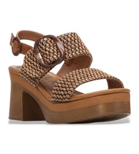 CAMEL Sandales 163156 marron (38), Tissu, 5 à 8 cm, Boucle, Casuel - Carmela - Modalova