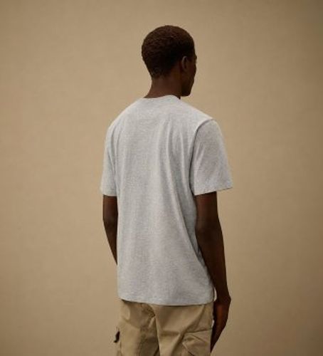 RCCMTS723A005100W T-shirt 30/1 Logo (L), Casuel, Coton, Manche courte - C.P. Company - Modalova