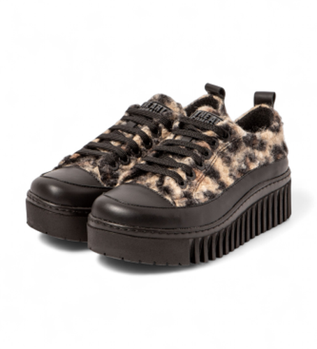 S1FB003_ESP Baskets 1518S Brighton (36), 3 à 5 cm, Lacets, Casuel, Imprimé animal - ART - Modalova