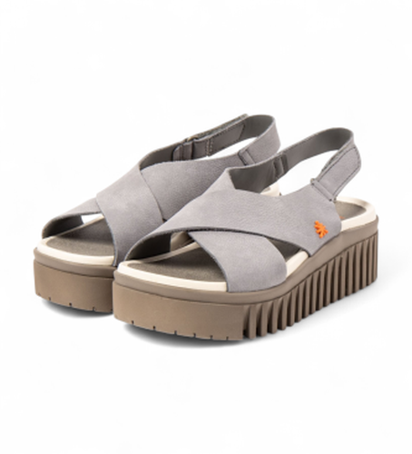 B0 Sandales en cuir 1574 Brighton (37), 3 à 5 cm, Velcro, Casuel - ART - Modalova