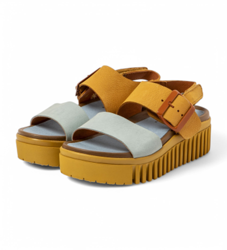 YB003_0MU Sandales en cuir 1578 Brighton , (41), 3 à 5 cm, Boucle, Casuel - ART - Modalova