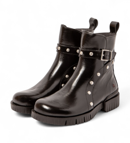 S101003_001 1837S Oxford Leather Ankle Boots (37), Cuir, Plat, 1 à 3 cm, Fermeture éclair, Casuel - ART - Modalova