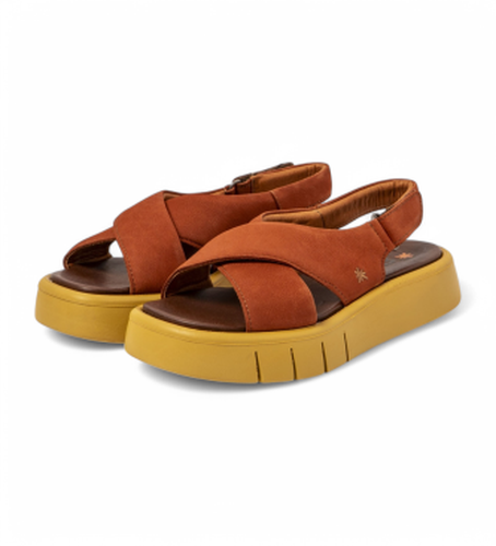 MH003_006 Sandales en cuir 1855 Malaga (38), 3 à 5 cm, Velcro, Casuel - ART - Modalova