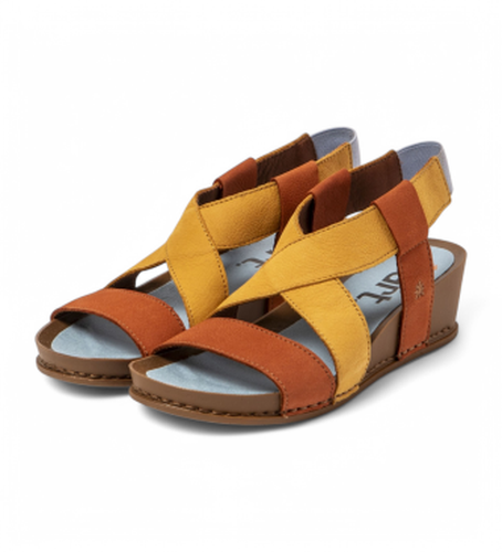 YJ003_0MU Sandales en cuir 1944 I Imagine , (37), 3 à 5 cm, Velcro, Casuel - ART - Modalova