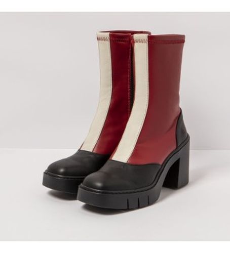 RB003_008 Bottines en cuir - Hauteur du talon : 9cm (39), 8 à 10 cm, Fermeture éclair, Casuel - ART - Modalova