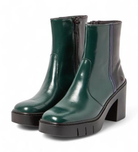 XY003_0MU Bottines 1974 Berna (36), Cuir, 8 à 10 cm, Fermeture éclair, Casuel, Classique - ART - Modalova