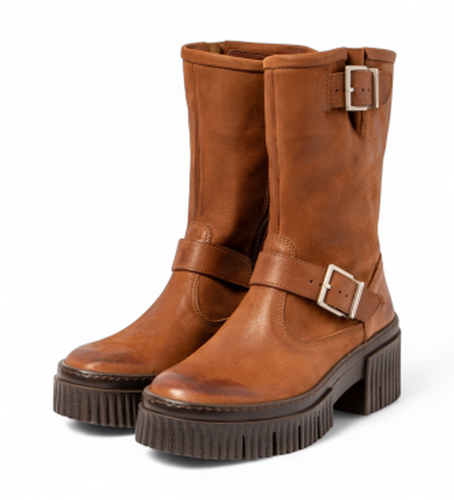 Bottes en cuir 1397 York marron (38), 3 à 5 cm, Fermeture éclair, Casuel - ART - Modalova