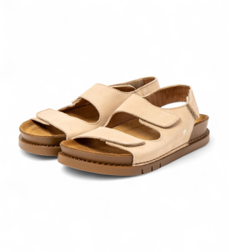 Unisex. 1202311ZZ003_020 Sandales en cuir 2023 Kassel (44), Plat, Velcro, Casuel - ART - Modalova