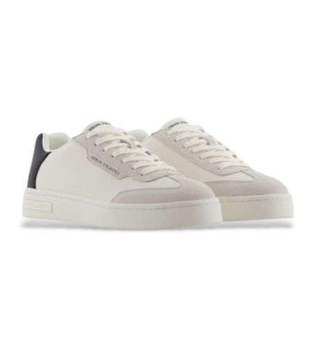 XUX250XV948N480 Baskets en cuir avec empiècements contrastés (46), Plat, Lacets, Casuel - A|X Armani Exchange - Modalova