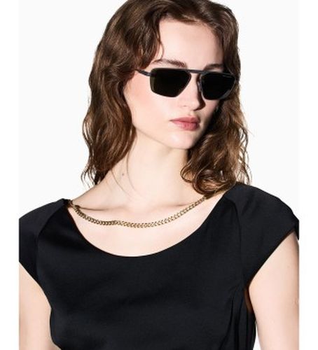 XW002301AF21553UC001 Robe midi en crêpe satiné (XS), Casuel, Polyester, Manche courte - A|X Armani Exchange - Modalova