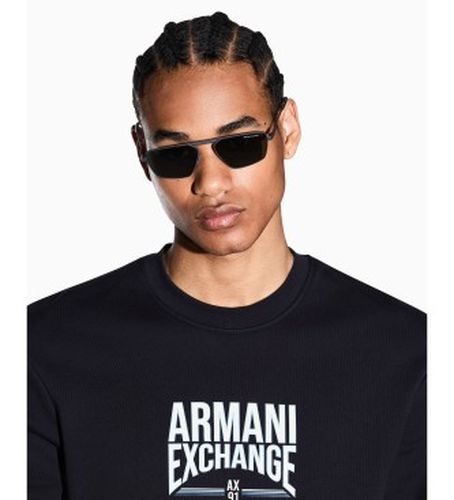 XM002446AF22124UB101 Sweat Diagonal Fleece (S), Casuel, Coton - A|X Armani Exchange - Modalova