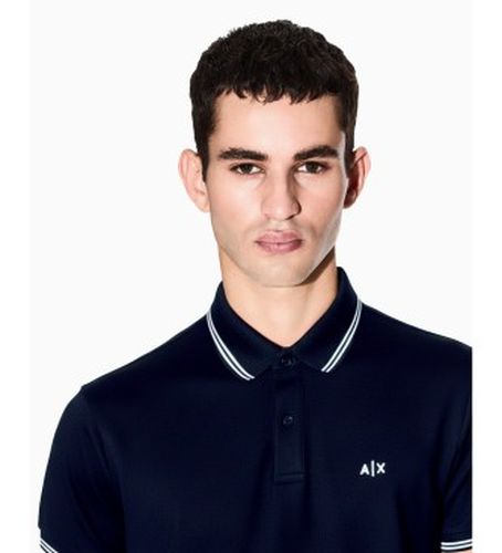 XM001287AF17321UB101 Polo Piqué (S), Casuel, Coton, Classique, Manche courte - A|X Armani Exchange - Modalova