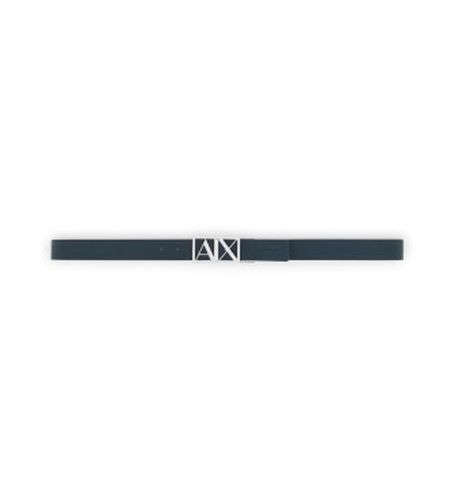 XM002664AF22854MB349 Ceinture en cuir lisse avec boucle à logo (OSFA), Casuel - A|X Armani Exchange - Modalova