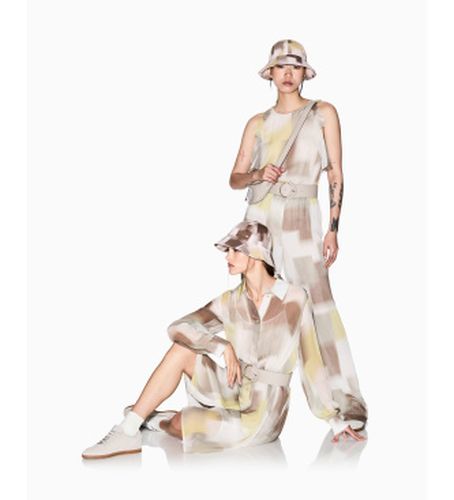 XW001965AF21554F1060 Chemisier fluide multicolore (S), Casuel, Classique, Viscose, Sans manches / bretelles - A|X Armani Exchange - Modalova