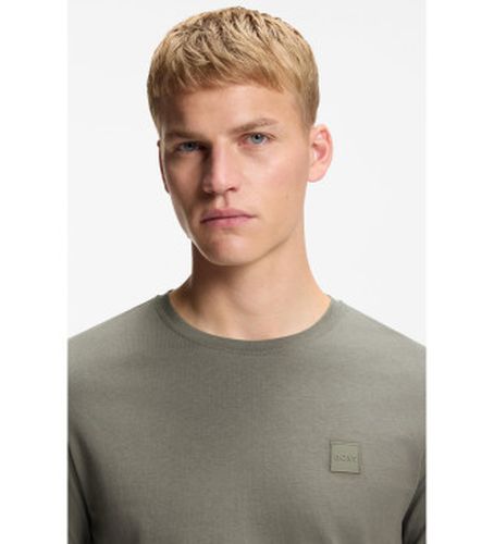 Tacks T-shirt verdâtre (L), Casuel, Vert, Coton, Manche longue - Boss - Modalova