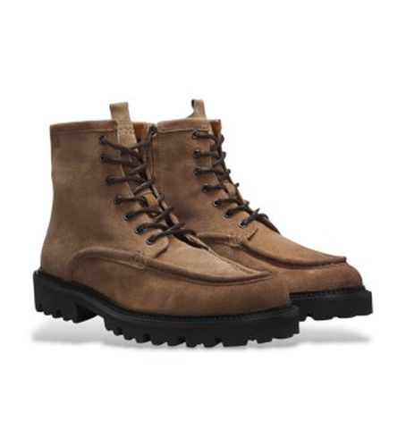 Bottes en cuir Julio Halb, couleur (40), Marron, Plat, Fermeture éclair, Casuel - Boss - Modalova