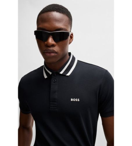 Polo Paule (M), Casuel, Coton, Manche courte, Marine - Boss - Modalova