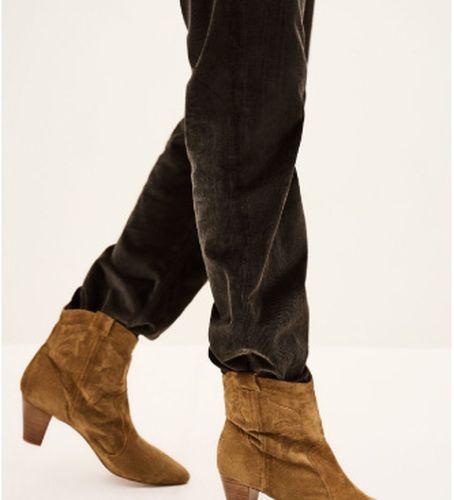 H22CASE Bottines en cuir marron Casey (37), 3 à 5 cm, Aucun, Casuel - BA&SH - Modalova