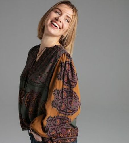 H25BAKE Chemisier Brown Baker (34), , Casuel, Viscose, Manche longue - BA&SH - Modalova