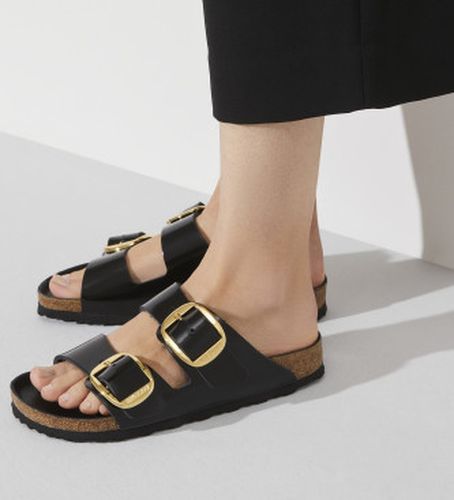 Sandales en Cuir Arizona Big Buckle (Coupe Étroite) (38), Plat, Aucun, Casuel - Birkenstock - Modalova