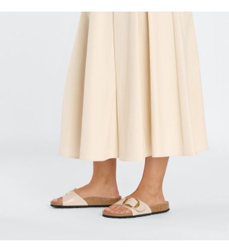 Sandales en Cuir Madrid Big Buckle (Coupe Étroite) (37), Plat, Aucun, Casuel - Birkenstock - Modalova