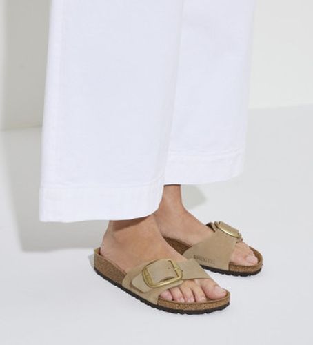 Sandales en Cuir Madrid (Ajustement Étroit) marron (36), Plat, Aucun, Casuel - Birkenstock - Modalova