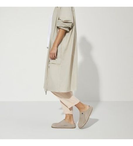 Chaussons en Cuir Zermatt Premium (Coupe Étroite) (38), Plat, Aucun, Homewear - Birkenstock - Modalova