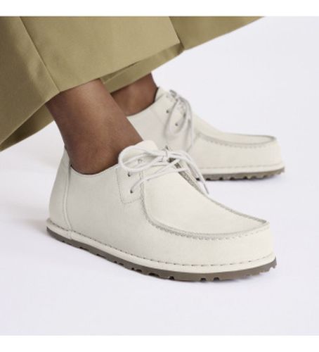 Chaussures en Cuir Utti Lace (Coupe Régulière) blanc cassé (41), Plat, Lacets, Casuel - Birkenstock - Modalova