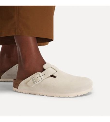 Sabots Boston (Coupe Étroite) cassé (38), Plat, Cuir, Boucle, Casuel - Birkenstock - Modalova