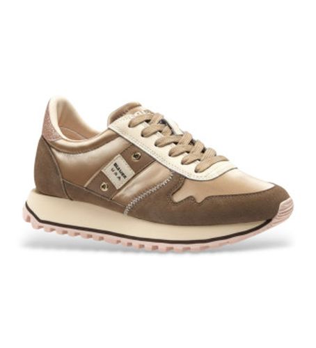 S6MILLEN03 Baskets Millen 03 marron, (36), Cuir, Plat, Lacets, Casuel - Blauer - Modalova