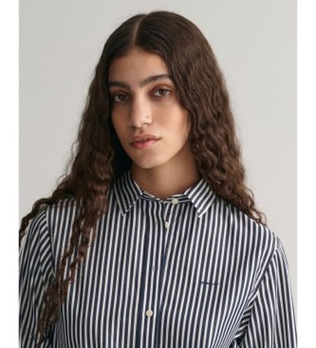 Chemise en popeline rayée à coupe régulière (34), Casuel, Coton, Manche longue - Gant - Modalova