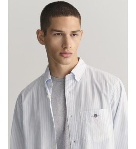 Chemise en popeline à rayures Coupe régulière (S), Casuel, Coton, Manche longue - Gant - Modalova