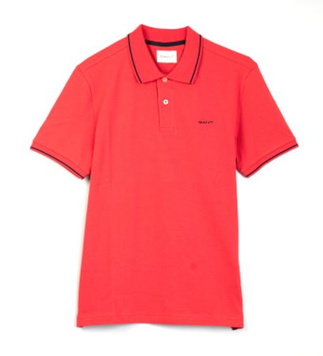 Polo en piqué avec passepoil (XL), Casuel, Coton, Manche courte - Gant - Modalova