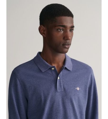 Polo De Piqué Bouclier (S), Casuel, Coton, Manche longue - Gant - Modalova