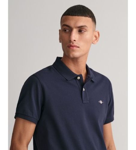 Polo slim Shield piqué (S), Casuel, Coton, Manche courte - Gant - Modalova