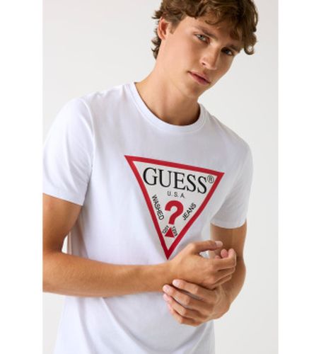 M2YI71I3Z14 T-shirt à logo triangulaire (XL), Casuel, Coton, Manche courte - Guess - Modalova