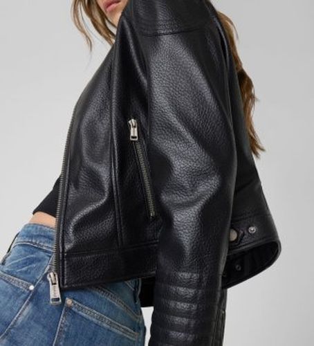 W6YL25W2914 Veste en cuir synthétique (XS), Casuel, Polyuréthane - Guess - Modalova