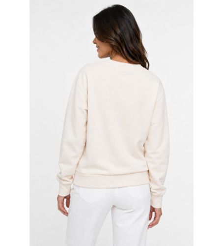 W6GQ09K3183 Sweat Triangle crème (XS), Casuel, Coton - Guess - Modalova