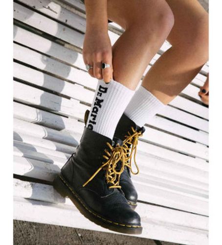 Bottes en cuir 1460 (36), Plat, Lacets, Casuel - Dr Martens - Modalova