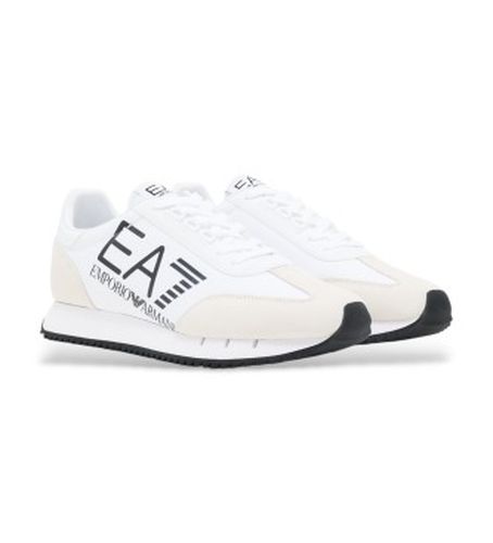 Unisex. 7X000541_AF18609 Baskets vintage (44), Noir, Tissu, Plat, Lacets, Sport - EA7 - Modalova