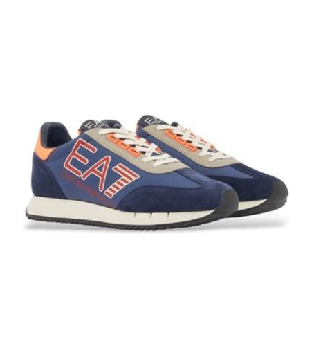 Unisex. 7X000541_AF18609 Trainers & Vintage navy (44), Noir, Bleu, Tissu, Lacets, Sport - EA7 - Modalova