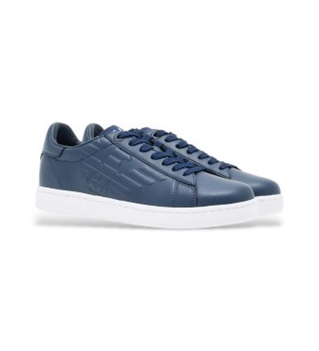Unisex. 7X000331_AF10848 Trainers Classic Cc (36), Cuir, Plat, Lacets, Casuel, Marine - EA7 - Modalova