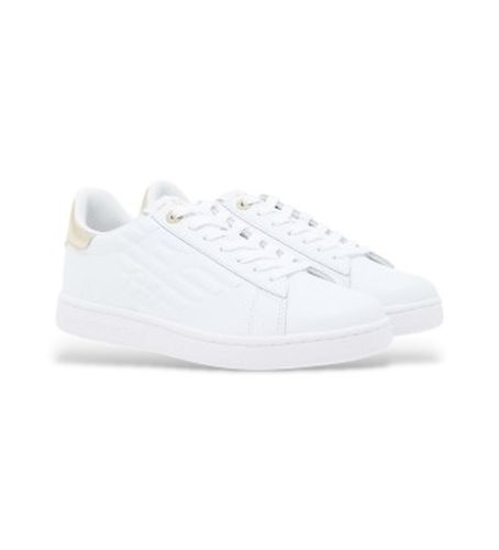 Unisex. 7X000331_AF10848 Trainers Classic Cc (35 1/3), Cuir, Blanc, Plat, Lacets, Casuel - EA7 - Modalova