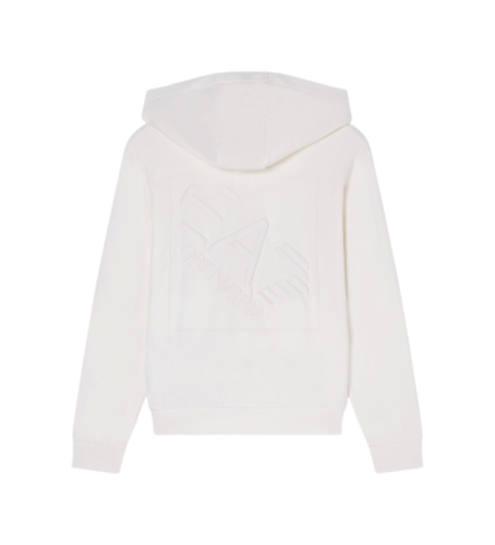 Pour garçon. 7B000258_AF16591 Sweat à capuche Logo Series cassé (12Años= 154cm), Casuel, Coton, Manche longue, mode enfantine - EA7 - Modalova