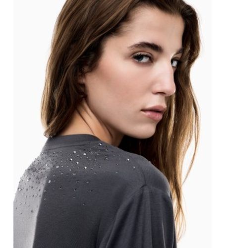 W001015_AF13919 T-shirt en mélange de viscose Precious (L), Casuel, Manche courte - EA7 - Modalova