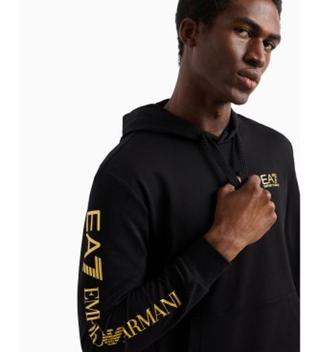 M000569_AF13512 Sweat à capuche zippé en coton Logo Series (3XL), Casuel, Sport, Multisport - EA7 - Modalova