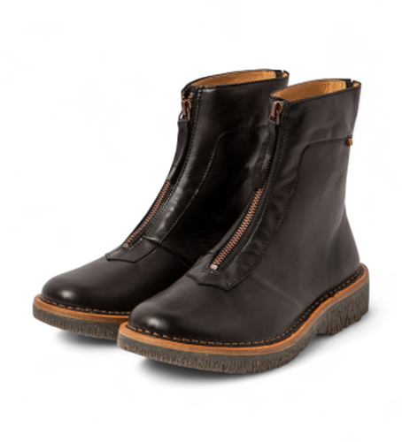 Bottines en cuir N5581 (36), Plat, Fermeture éclair, Casuel - El Naturalista - Modalova