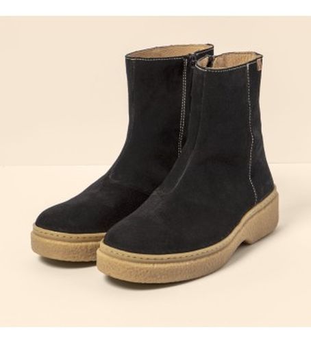 Bottines en cuir N5901 Silk Suede / Arpea (36), Noir, Plat, 1 à 3 cm, Fermeture éclair, Ca - El Naturalista - Modalova