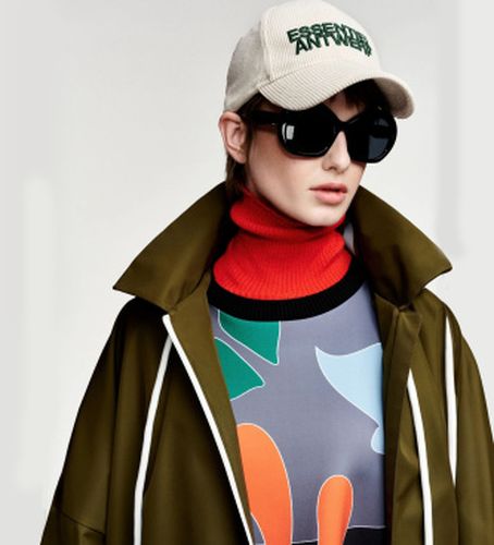 KRIMSON Imperméable oversize avec capuche (XS), Casuel, Polyester - Essentiel Antwerp - Modalova