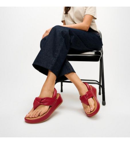 A2A-D47 Sandales en cuir F-Mode Knot (39), 3 à 5 cm, Aucun, Casuel - FitFlop - Modalova